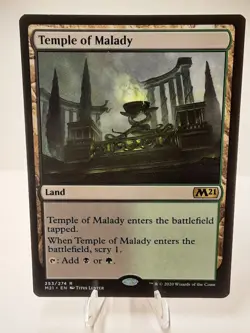 MTG - M21 - Temple of Malady (253/274) - Image 1