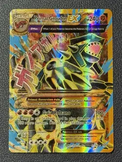 2015 Pokemon Primal Groudon EX Full Art 97/98 XY Ancient Origins Near Mint - Image 1