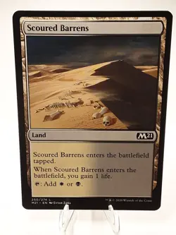 MTG - M21 - Scoured Barrens (250/274) - Image 1