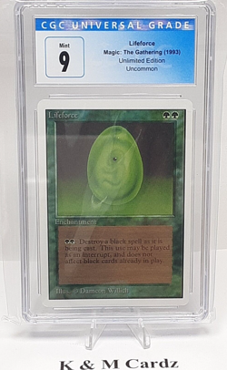 MTG - Revised - Lifeforce - Graded - CGC 9.0 - Vintage - Image 1