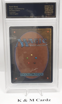 MTG - Revised - Spell Blast - Graded - PCG 9.5 - Vintage - Image 4