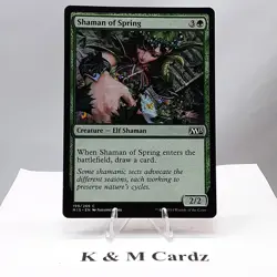 MTG - M15 - Shaman of Spring - #199 - Lightly Played - Image 1