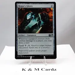 MTG - M15 - Rogue's Gloves - #227 - Lightly Played - Image 1