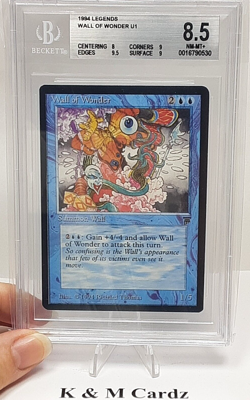 MTG - Legends - Wall of Wonder - Graded - CGC 8.5 - Vintage - Image 1