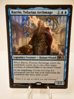 MTG - M21 - Barrin, Tolarian Archmage - #045 - Lightly Played - Image 1