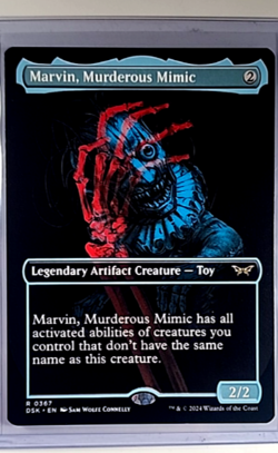 2024 MTG Magic The Gathering DSK Duskmourn Showcase #367 Marvin Murderous Mimic - Image 1