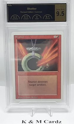 MTG - Revised - Shatter - Graded - PCG 9.5 - Vintage - Image 1