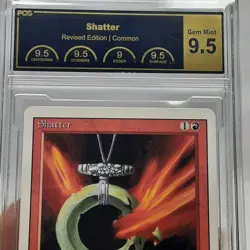 MTG - Revised - Shatter - Graded - PCG 9.5 - Vintage - Image 3