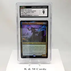 MTG - Thunder Junction - Satoru, the Infiltrator - Foil - Graded CGC 9 - Image 1