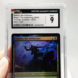 MTG - Thunder Junction - Satoru, the Infiltrator - Foil - Graded CGC 9 - Image 3