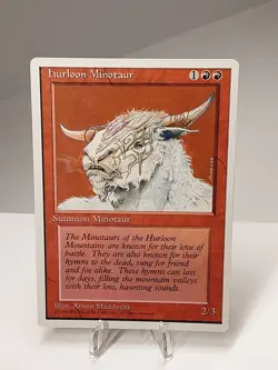 MTG - 4th Edition - Hurloon Minotaur - Common - Lightly Played - Image 1