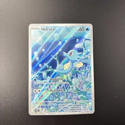 Pokemon TCG Scarlet & Violet Shrouded Fable Horsea 067/064 Illustration Rare NM - Image 1