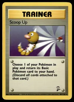2000 Pokemon Classic - Base Set 2 Scoop Up #107 Light Play - Image 1