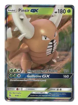Pinsir GX 6/68 Hidden Fates Holo Ultra Rare Pokemon TCG - NM - Image 1