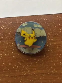 2021 Official Pokemon Celebrations 25th Anniversary Flying + Surfing Pikachu Pin - Image 2