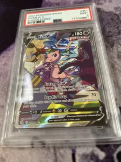 PSA 9 MEW V 251 FUSION STRIKE ALT ART SWORD & SHIELD POKEMON MINT 💎 - Image 2