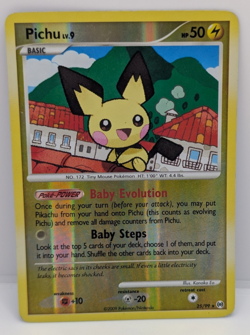 Pichu 25/99 Arceus Reverse Holo LP Pokemon - Image 1