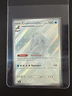 Crabominable - Illustration Rare SV07: Stellar Crown 149/142 NM Pokemon TCG - Image 1
