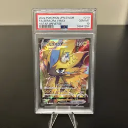 Pokemon TCG: Zeraora VMAX 219/172 S12a: Vstar Universe Holo (Japanese) PSA 10 - Image 1