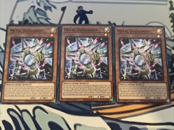 Yugioh Metal Illusionist x3 Super Rare ROTA-EN008 Near Mint - Image 1