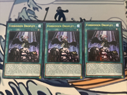 Yugioh Forbidden Droplet x3 Ulra Rare BLMM-EN171 Near Mint - Image 1