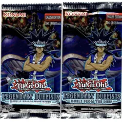 2x YuGiOh Legendary Duelists Duels From The Deep 1st First Edition Booster Packs - Image 1
