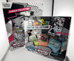 Pokemon Scarlet & Violet: White Flare Binder Collection + Poster Collection READ - Image 1