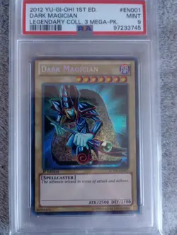 Yugioh - 1x Dark Magician - LCYW-EN001 - 1st Edition - PSA 9 - Image 1