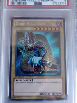 Yugioh - 1x Dark Magician - LCYW-EN001 - 1st Edition - PSA 9 - Image 2
