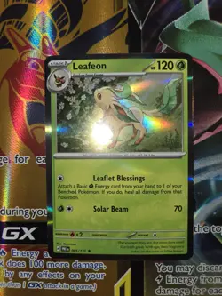 Leafeon 005/131 Sv: Prismatic Evolutions Holo NM Pokemon TCG - Image 1