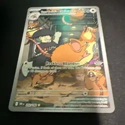 Pokemon TCG Team Rocket's Raticate 202/182 Sv10: Destined Rivals Holo MINT/NM - Image 2