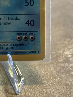 Pokemon Gyarados Holo Shadowless Rare TCG Base Set Card 6/102 - Image 4
