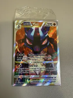 Sealed Lucario Pokemon VSTAR SWSH291 Holo Black Star Promo NM - Image 1