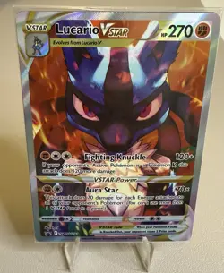 Sealed Lucario Pokemon VSTAR SWSH291 Holo Black Star Promo NM - Image 3