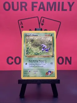 Koga's Ekans 77/132 Common Gym Challenge Regular 1999 WOTC Pokemon TCG NM - Image 1