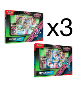 x6 Shrouded Fable Greninja & Kingdra Special Illustration Collection Box Pokemon - Image 1
