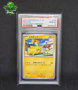 PSA 10 - Japanese PIKACHU 120/SV-P Gym Event Campaign - Pokemon Promo 2023 - Image 1