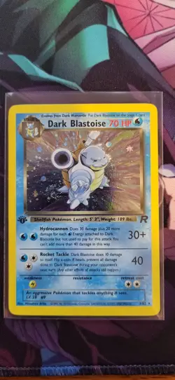 1st Edition Dark Blastoise 3/82 Team Rocket-1st Edition Holo Pokemon - Image 1