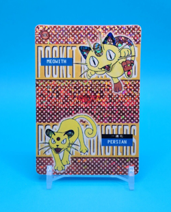 Pokemon Card - Meowth & Persian #600 - Vending Machine - Holo - Image 1
