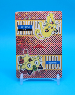 Pokemon Card - Meowth & Persian #600 - Vending Machine - Holo - Image 2