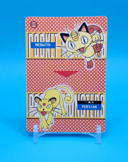 Pokemon Card - Meowth & Persian #600 - Vending Machine - Holo - Image 3