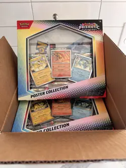 Pokemon Prismatic Evolutions Poster Collection SV8.5 Factory Sealed - Case Of 6 - Image 1