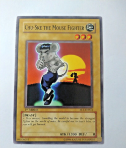 YuGiOh Chu-Ske The Mouse Fighter Flaming Eternity FET-EN003 1st Ed -Uncirculated - Image 1