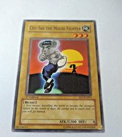 YuGiOh Chu-Ske The Mouse Fighter Flaming Eternity FET-EN003 1st Ed -Uncirculated - Image 2