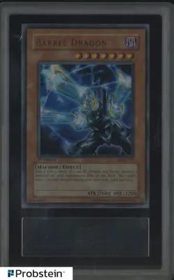 2002 Yu-Gi-Oh! Metal Raiders MRD-126 1st Edition Barrel Dragon ARS 10 GEM MINT - Image 1
