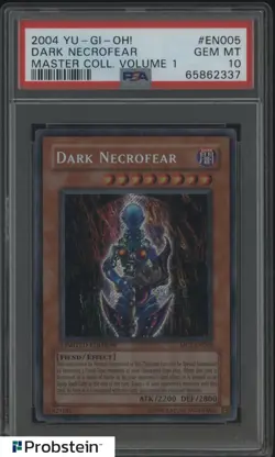 2004 Yu-Gi-Oh! Master Coll Volume 1 #EN005 Dark Necrofear PSA 10 GEM MINT - Image 1
