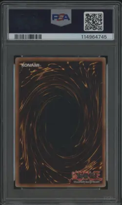 2004 Yu-Gi-Oh! 1st Ed SOD Ultimate Rare EN008 Horus The Black Flame Dragon PSA 9 - Image 2