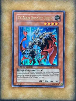 Yugioh XX-Saber Boggart Knight TSHD-ENSP1 Ultra Rare Limited Edition NM - Image 1