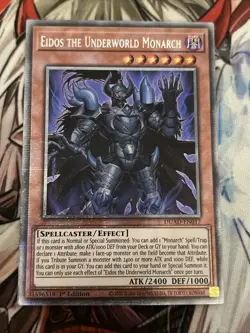YUGIOH EIDOS THE UNDERWORLD MONARCH STARLIGHT RARE DUAD-EN017 NM - Image 1