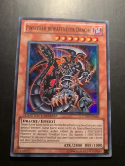 Yugioh! Finsterer Bewaffneter Drache Super Rare - CT07-DE016 Limitierte Auflage - Image 1